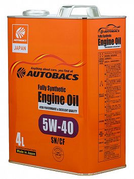 Autobacs Engine Oil FS 5w40 SN/CF 4л фото 265x354