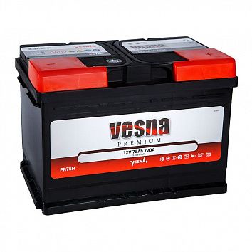 Автомобильный аккумулятор VESNA Premium 75.0 LB3 фото 354x354