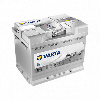 Автомобильный аккумулятор Varta D52 Silver Dynamic AGM Start-Stop Plus (560 901 068) 60Ah фото 354x354