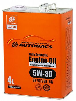 Autobacs Engine Oil FS 5w30 SP/CF/GF-6A 4л фото 265x354