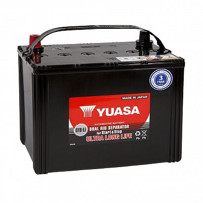 Автомобильный аккумулятор YUASA EFB 110D26L 74Ah фото 401x401