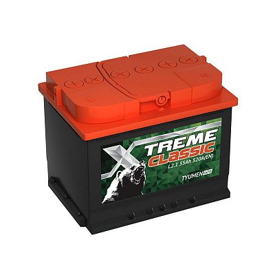 Автомобильный аккумулятор X-treme CLASSIC (Тюмень) 55.1 фото 400x400