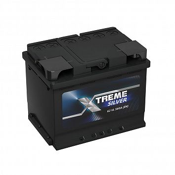 Автомобильный аккумулятор X-treme Silver (АКОМ) 62.0 фото 354x354